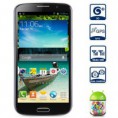 smartphone 6.5 pulgadas Android 4.2 3G Phablet  Quad Core 1.3GHz 1GB 8GB HD Screen Gesture Sensing GPS 13.0MP Camera